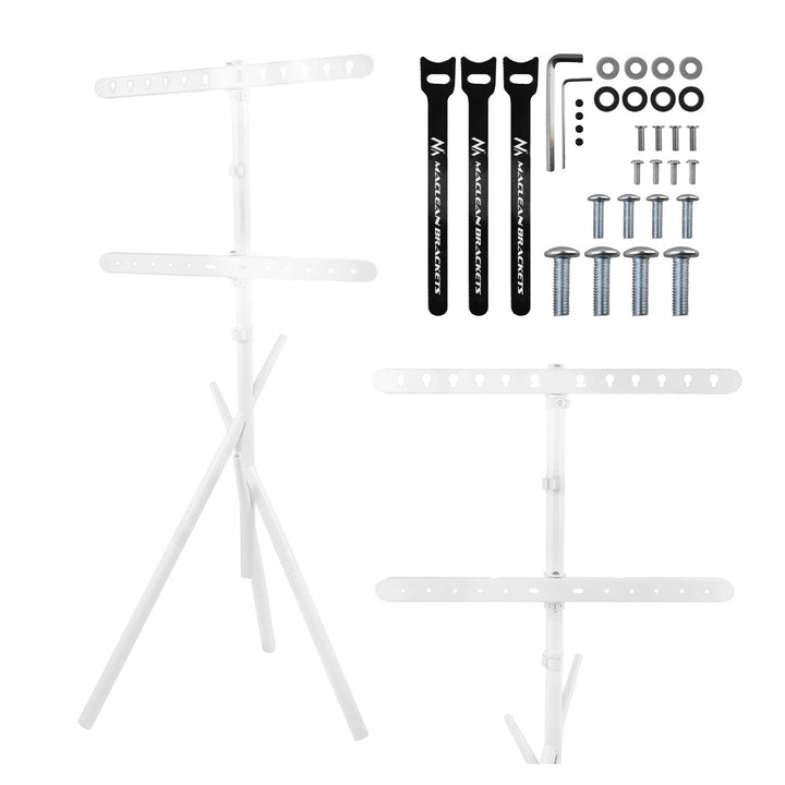 Maclean TV postolje za pod, 37–80", max. VESA 600x400, max. 60 kg, MC-182 W