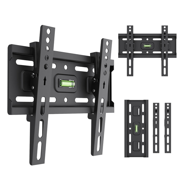Maclean TV nosač / držač, max VESA 200×200, 13–43", do 45 kg, crni, nagib +2°–10°, MC-189