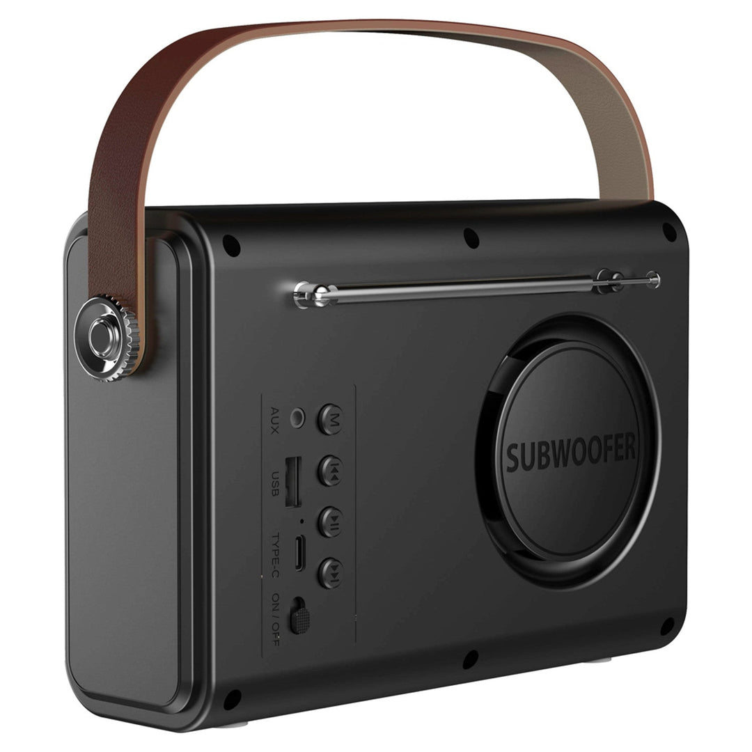 Savio prijenosni FM radio, punjiva baterija, Bluetooth, AUX, SAVRS-01