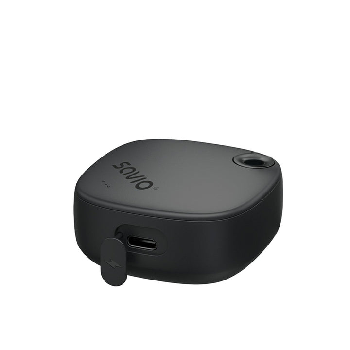 Savio bežične slušalice, Bluetooth 5.3, ENC, USB-C, crne, SAVSLTWS-11