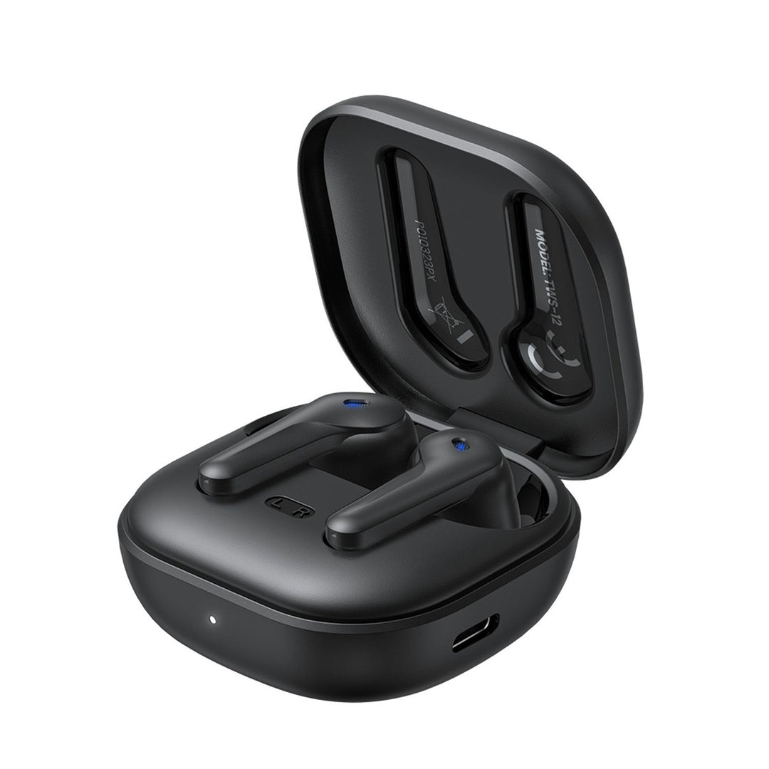 Savio bežične slušalice, Bluetooth 5.3, ANC, USB-C, crne