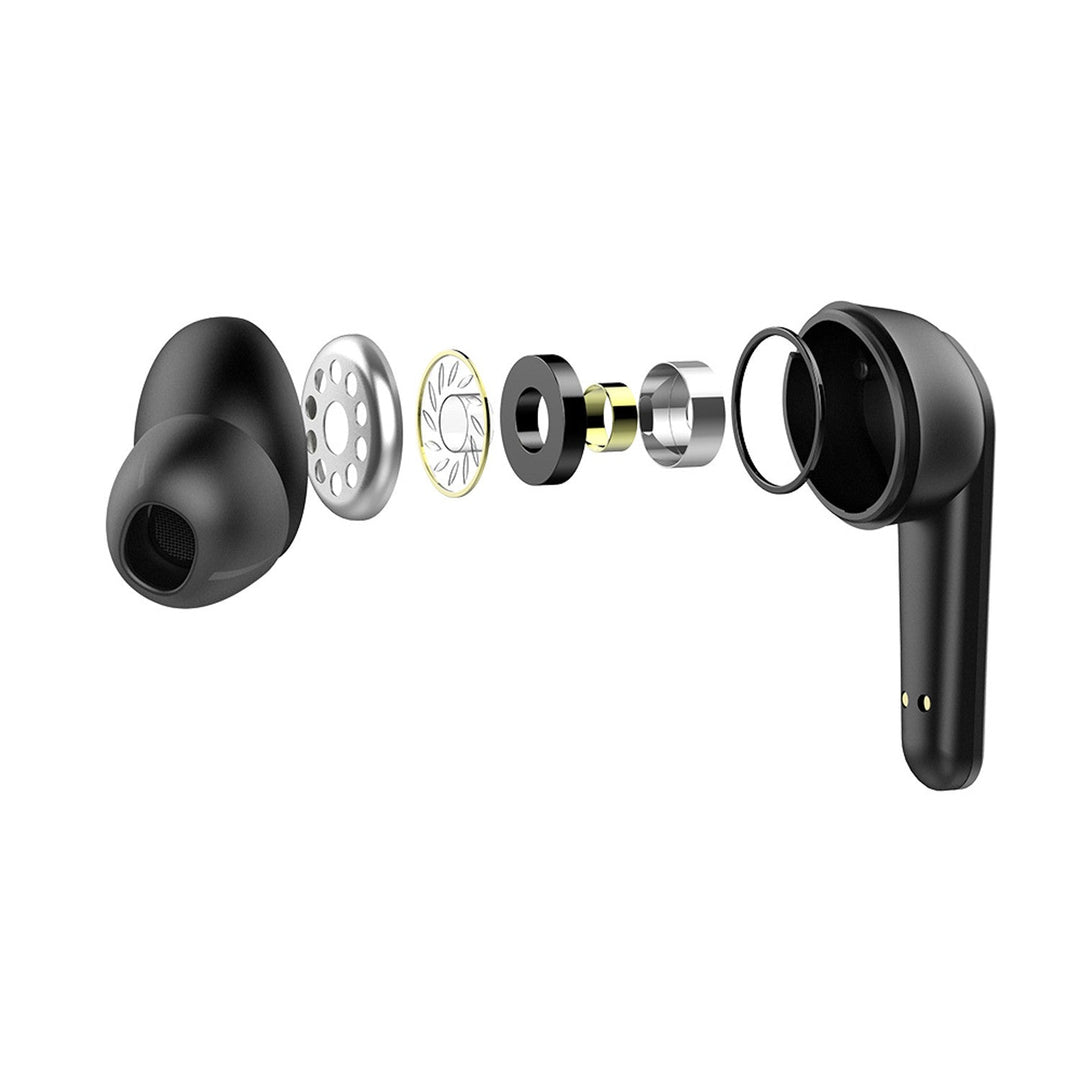 Savio bežične slušalice, Bluetooth 5.3, ANC, USB-C, crne