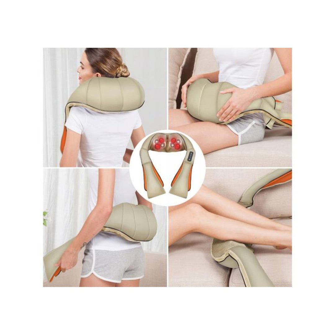 LTC Shiatsu 6D masažer za ruku, 3 brzine, 5 V, 24 W, funkcija grijanja, LED pozadinsko osvjetljenje, neklizajuće trake