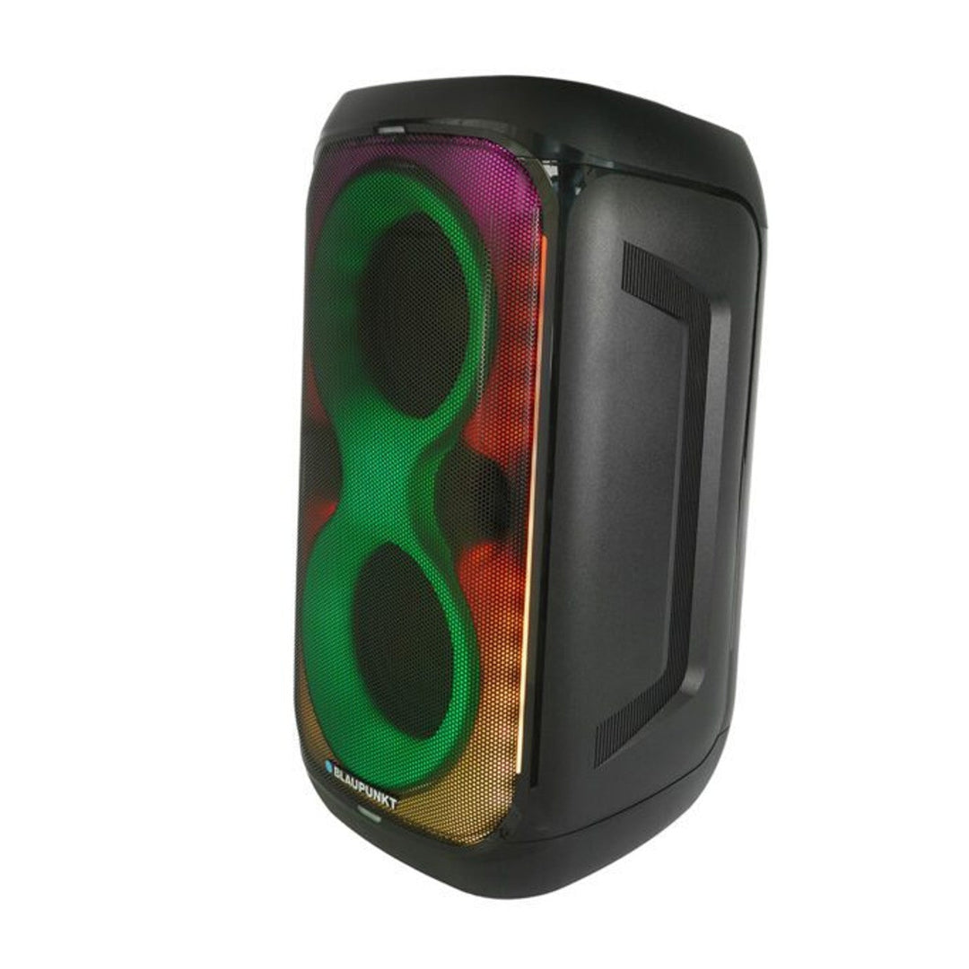 Zvučnik Blaupunkt Party Box, LED rasvjeta, Bluetooth, USB i AUX, FM radio, karaoke funkcija, daljinski upravljač, trajanje baterije do 18 sati, PB60X
