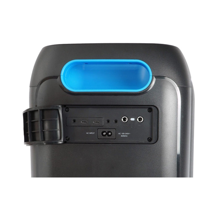 Zvučnik Blaupunkt Party Box, LED rasvjeta, Bluetooth, USB i AUX, FM radio, karaoke funkcija, daljinski upravljač, trajanje baterije do 18 sati, PB60X