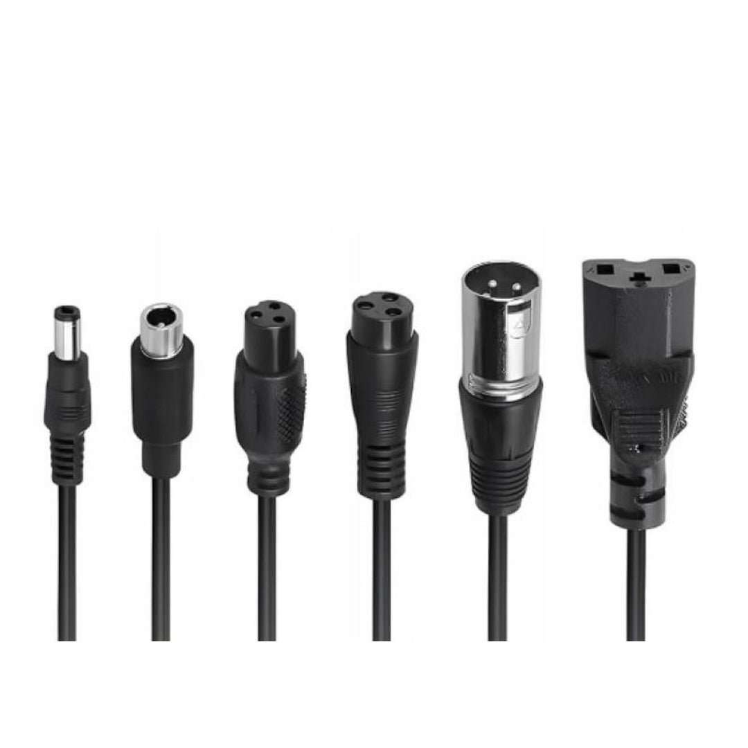 Univerzalni mrežni punjač za skutere i električna vozila Lextool, 54,6 V, 2 A, 6 DC utikača, LXG95