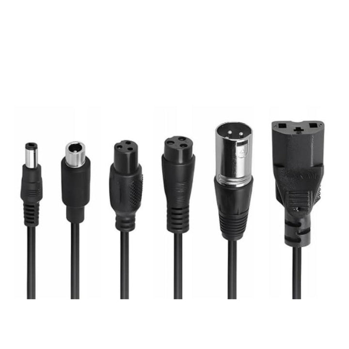 Univerzalni mrežni punjač za skutere i električna vozila Lextool, 54,6 V, 2 A, 6 DC utikača, LXG95