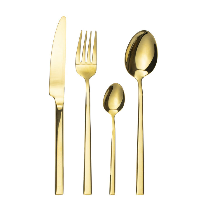 Como Gold 24-dijelni set pribora za jelo za 6 osoba, poklon kutija AMBITION