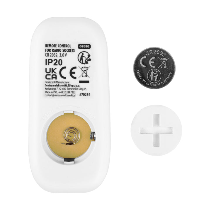 GreenBlue daljinski upravljane utičnice, pakiranje od 3 komada, programabilne, domet do 30 m, 220–240 V AC, 50/60 Hz, 16 A, 433 MHz, GB313 F