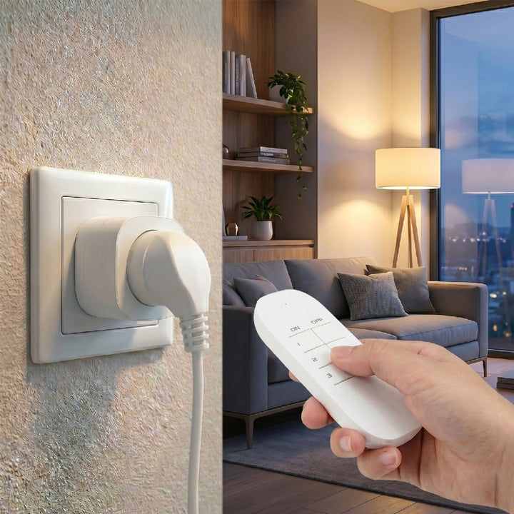 GreenBlue daljinski upravljane utičnice, pakiranje od 3 komada, programabilne, domet do 30 m, 220–240 V AC, 50/60 Hz, 16 A, 433 MHz, GB313 F