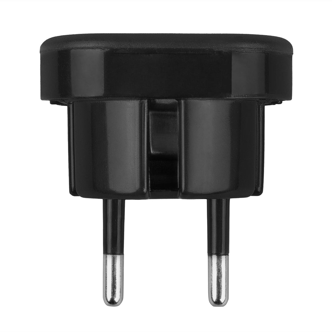 Maclean UK adapter za utičnicu, za EU utikač, crni, MCE72, 2 komada