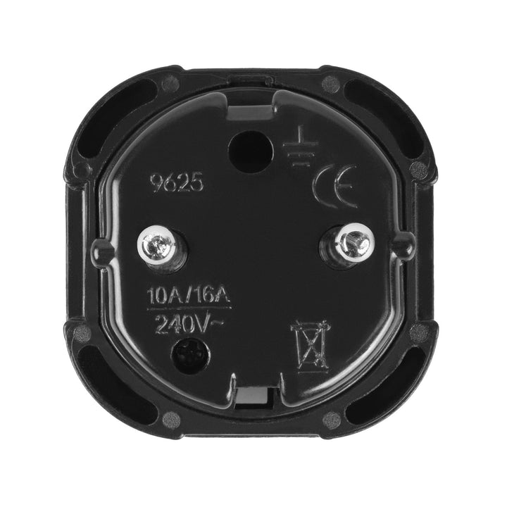 Maclean UK adapter za utičnicu, za EU utikač, crni, MCE72, 2 komada