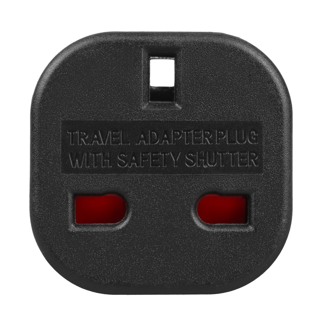 Maclean UK adapter za utičnicu, za EU utikač, crni, MCE72, 4 komada