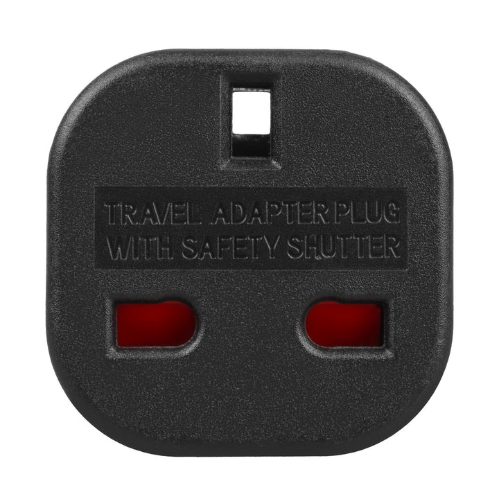 Maclean UK adapter za utičnicu, za EU utikač, crni, MCE72, 4 komada