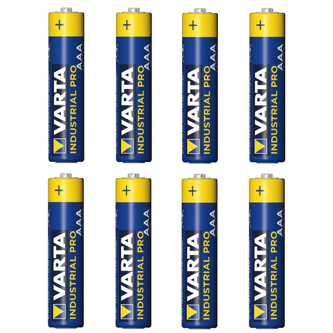 8x R-03 LR03 AAA alkalne baterije Varta Industrial 4003