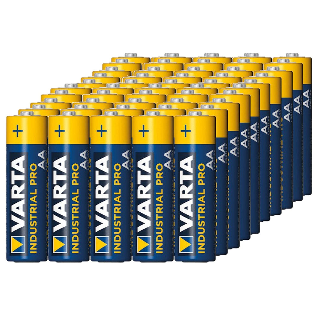 50x R-06 LR6 AA alkalna baterija 1,5 V Varta Industrial 4006