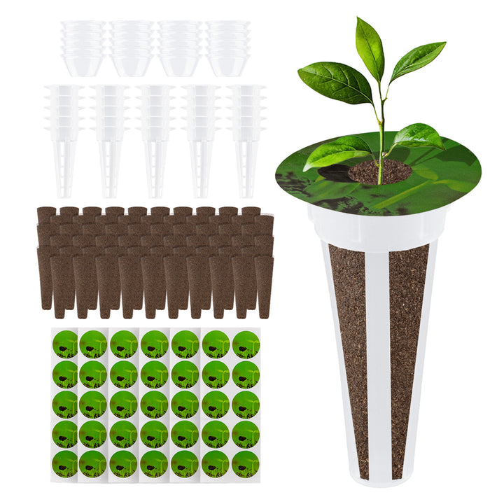 GreenBlue set dodataka za uzgoj sobnih biljaka, sjetveni spužvi x60, kupole x20, posude x20 i naljepnice x60, GB133 AS