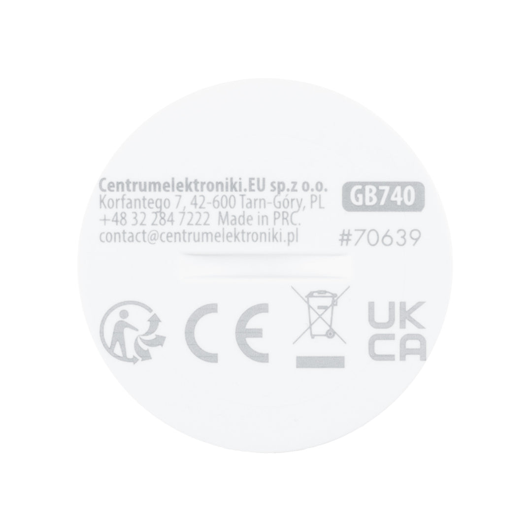Tuya GreenBlue Zigbee bežični senzor pokreta, Android/iOS, CR2450 DC 3,0 V, kut detekcije 120° / do 8 m, GB740