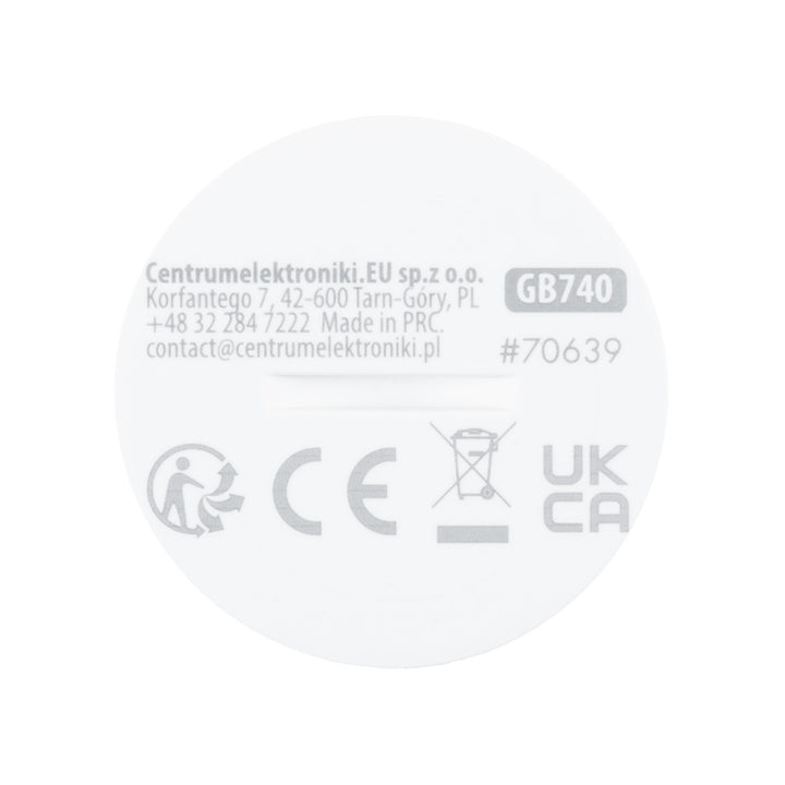 Tuya GreenBlue Zigbee bežični senzor pokreta, Android/iOS, CR2450 DC 3,0 V, kut detekcije 120° / do 8 m, GB740