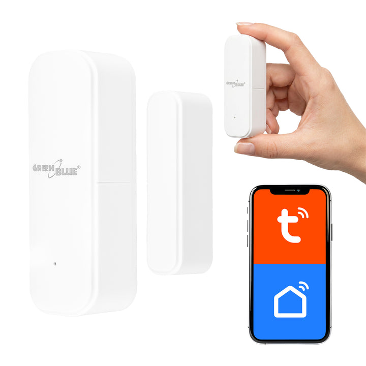GreenBlue bežični senzor sa žilicom / WiFi senzor za vrata/prozor, Android/iOS, 3,0 V DC, LR03x2, GB479 W