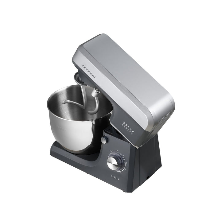 Concept Dough Expert planetarni kuhinjski procesor, 1900 W, dvostruki kukac za tijesto, funkcija grijanja zdjele, 6 postavki brzine, RM6010