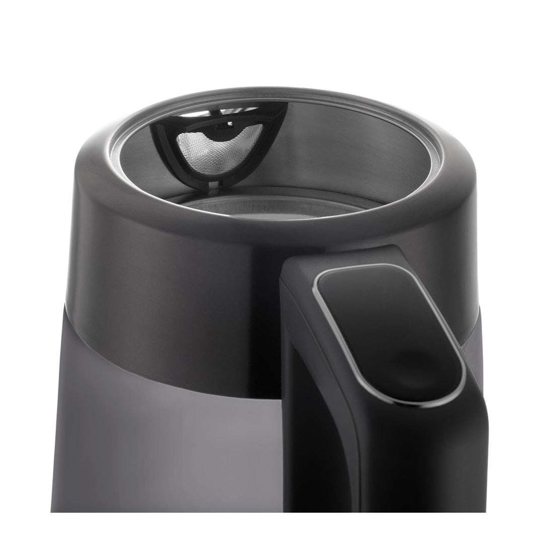 Staklena električna kuharica Concept, kapacitet 1,7 l, snaga 1850–2200 W, crna boja, Strix priključak, kontrola temperature, digitalna kontrola, RK4195