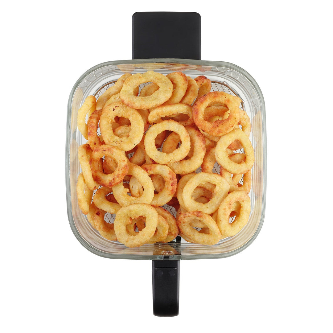 Concept Glass&amp;Fast friteza bez ulja, zapremnina 5,5 l, 7 programa, LED zaslon osjetljiv na dodir, način zdravog prženja, stakleni spremnik, FR5500