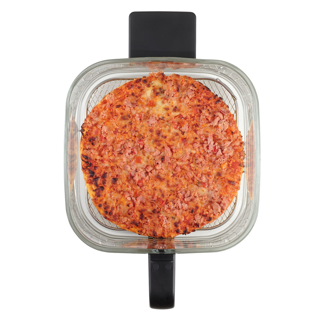 Concept Glass&amp;Fast friteza bez ulja, zapremnina 5,5 l, 7 programa, LED zaslon osjetljiv na dodir, način zdravog prženja, stakleni spremnik, FR5500