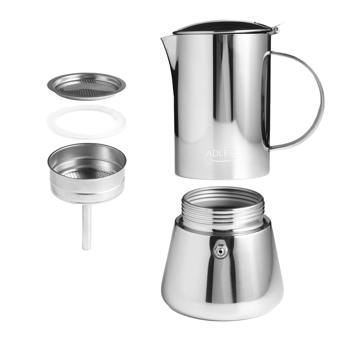 Adler aparat za kavu, aparat za espresso, kapacitet 620 ml, srebrnosivi, AD 4417
