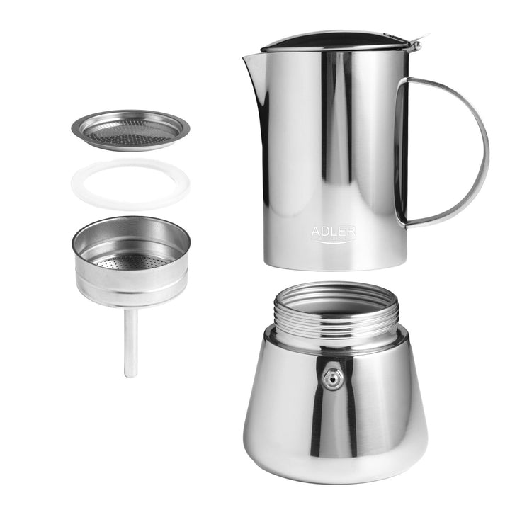 Adler aparat za kavu, aparat za espresso, kapacitet 620 ml, srebrnosivi, AD 4417