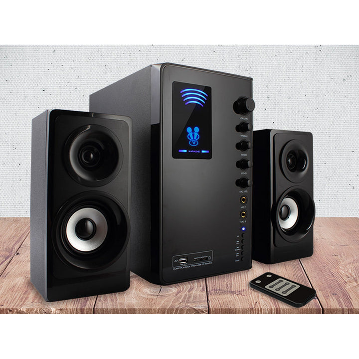 Tracer 2.1 set zvučnika, Bluetooth 5.1, 35 W snage, FM radio, daljinski upravljač, Tumba BT