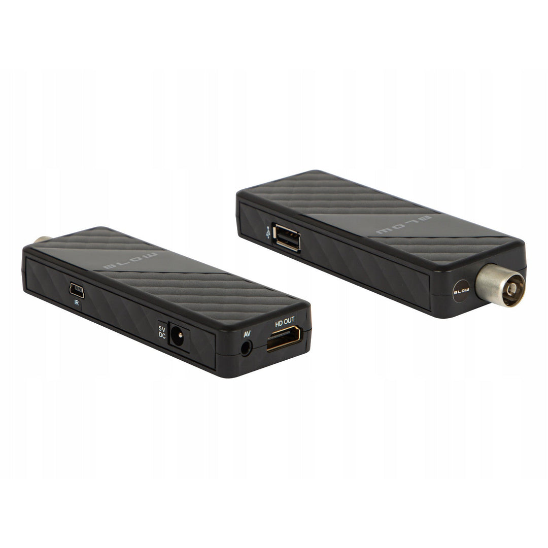 DVB-T/T2 Blow tuner, H.265, 6000FHD, funkcija Timeshift, više jezika, funkcija medijskog playera, USB priključak, 77-077