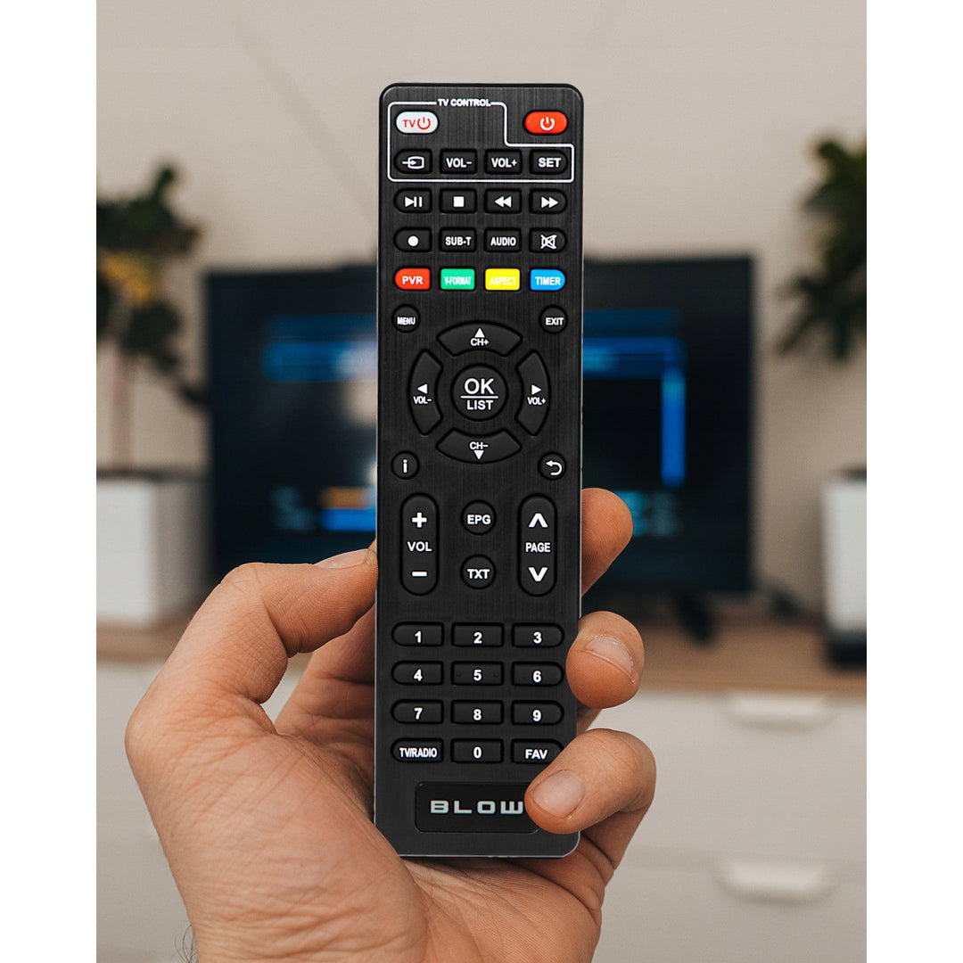 DVB-T/T2 Blow tuner, H.265, 6000FHD, funkcija Timeshift, više jezika, funkcija medijskog playera, USB priključak, 77-077
