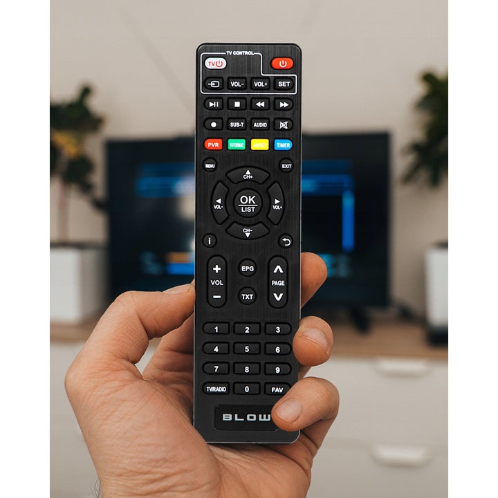 DVB-T/T2 Blow tuner, H.265, 6000FHD, funkcija Timeshift, više jezika, funkcija medijskog playera, USB priključak, 77-077