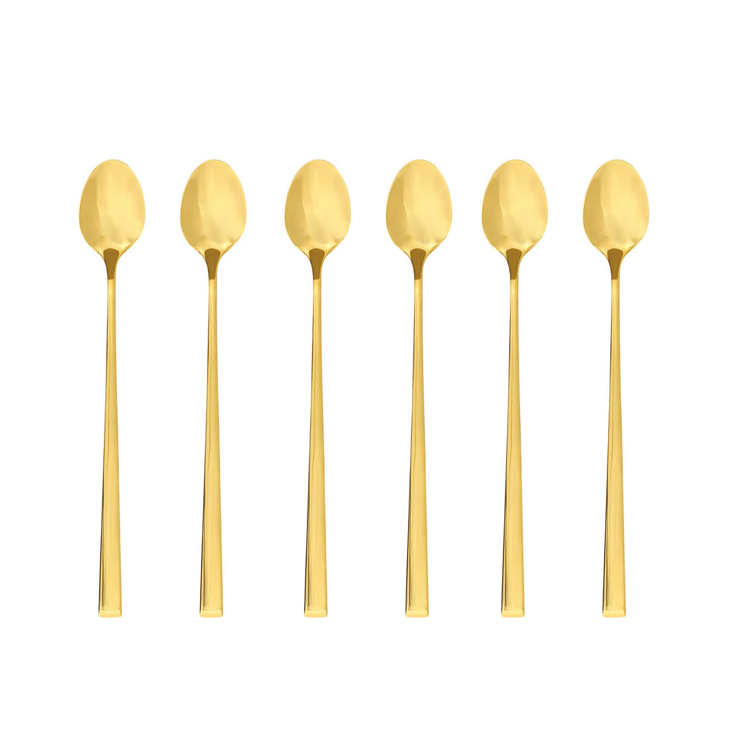 Set desertnih žlica Ambition, 6 komada, zlatna boja, Como