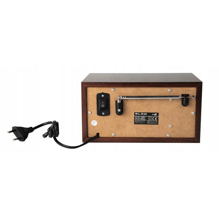 Blow prijenosni analogni radio, Bluetooth funkcija, USB, AUX i SD priključci, AM/FM radio prijem, LCD zaslon, sat i alarm, 77-531