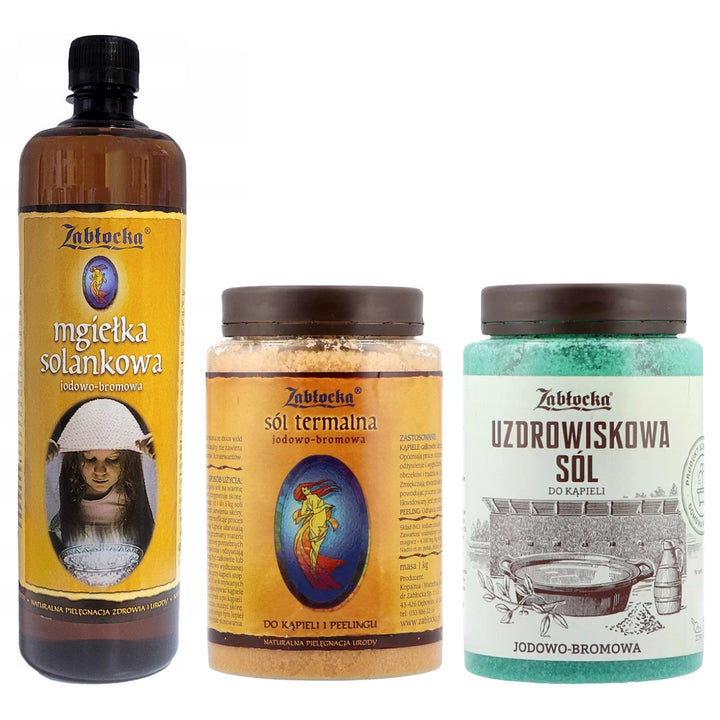 Zabłocka slana maglica + jodobromna termalna sol + spa sol