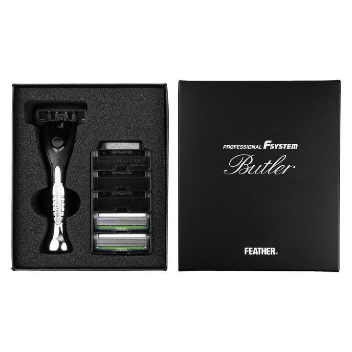 Feather Butler PF-BT brijač s izmjenjivim oštricama, 3 kartridža