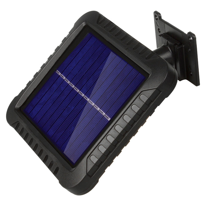Solarna LED reflektorska svjetiljka s Maclean senzorom pokreta, IP44, 5 W, 400 lm, 6000 K, litijska baterija 1300 mAh, 5,5 V DC MCE438, 4 komada