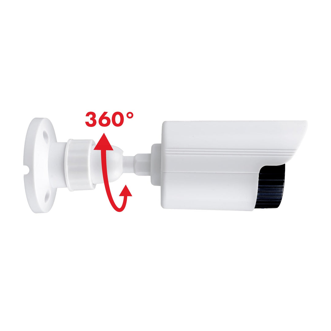 Lažna cijevna kamera, IR LED diode, bijela, napajanje na 2xAA baterije (uključeno), ABS, IR1800 W