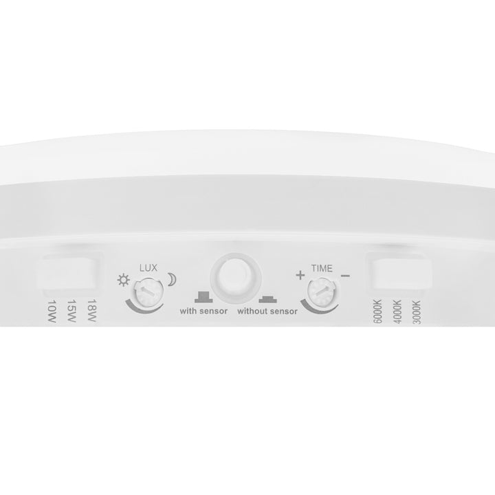 Maclean LED lampa s senzorom pokreta, PIR senzorom, bijela, 10W/15W/18W, IP65, temperaturu boje podesivu na 3000K/4000K/6000K, MCE535 W