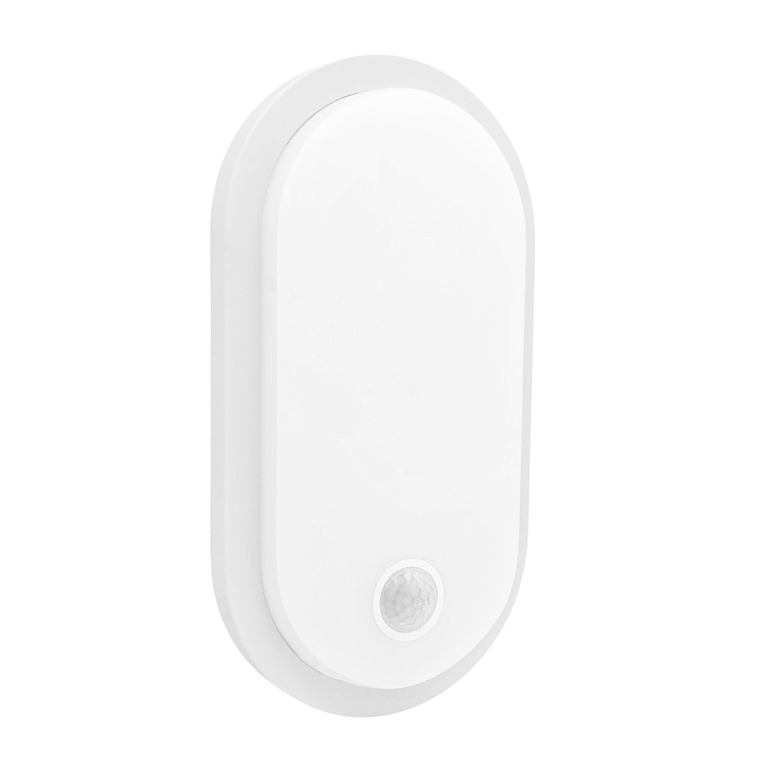 Maclean LED lampa s senzorom pokreta, PIR senzorom, bijela, 10W/15W/18W, IP65, temperaturu boje podesivu na 3000K/4000K/6000K, MCE534 W