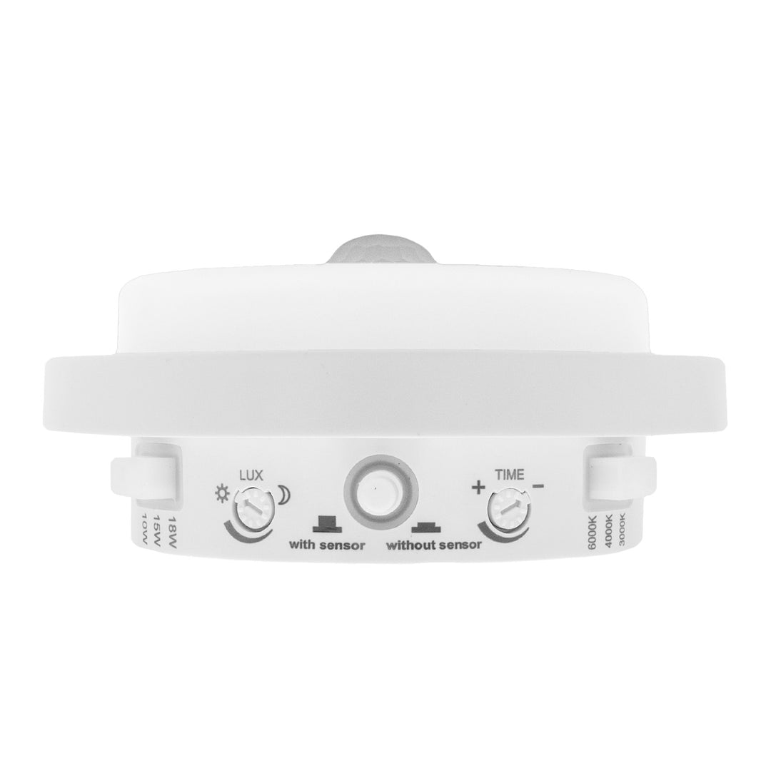 Maclean LED lampa s senzorom pokreta, PIR senzorom, bijela, 10W/15W/18W, IP65, temperaturu boje podesivu na 3000K/4000K/6000K, MCE534 W