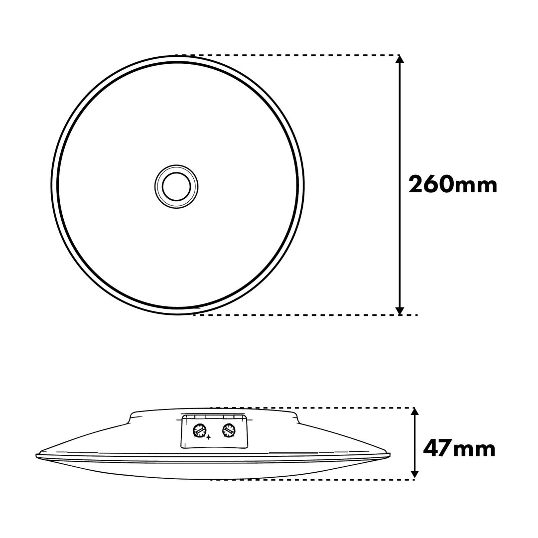 Stropna LED svjetiljka Maclean s PIR senzorom, 15 W, 1300 lm, IP54, 220–240 V~ 50/60 Hz, MCE537