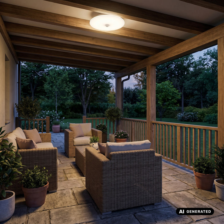 Stropna LED svjetiljka Maclean s PIR senzorom, 15 W, 1300 lm, IP54, 220–240 V~ 50/60 Hz, MCE537