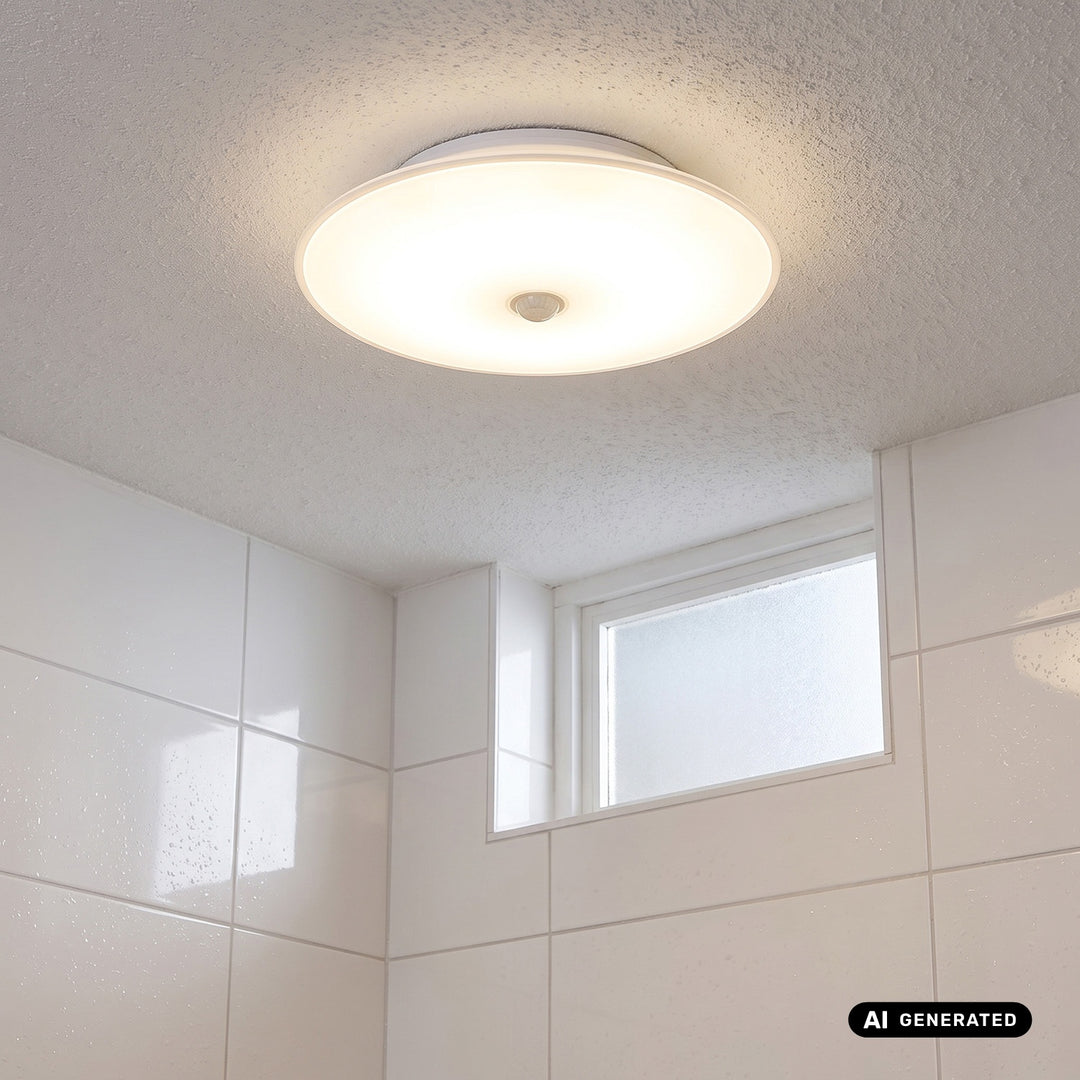 Stropna LED svjetiljka Maclean s PIR senzorom, 15 W, 1300 lm, IP54, 220–240 V~ 50/60 Hz, MCE537