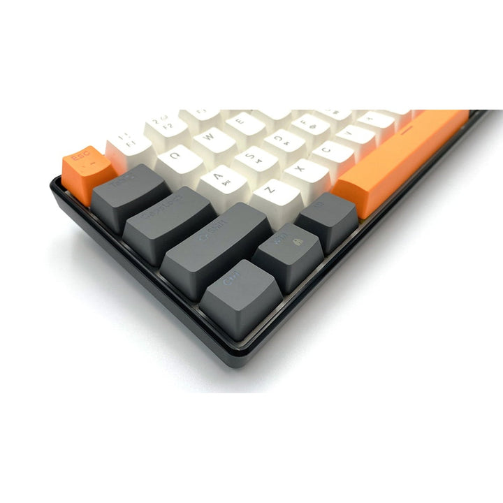 ZONE 61 - Kratka mehanička gaming tipkovnica, tihi crveni mehanički prekidači, bočno osvjetljenje, 61 tipka, USB-C, Mediatech