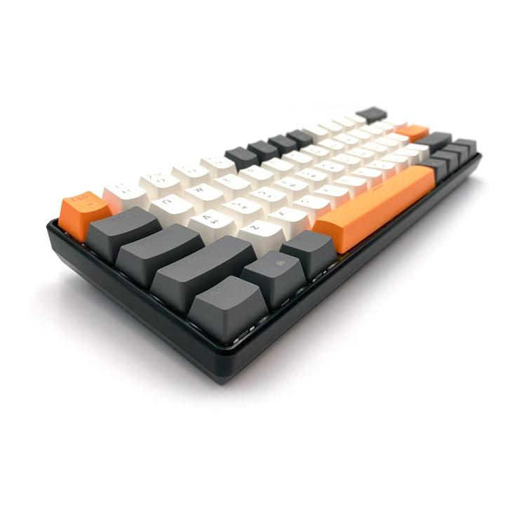 ZONE 61 - Kratka mehanička gaming tipkovnica, tihi crveni mehanički prekidači, bočno osvjetljenje, 61 tipka, USB-C, Mediatech