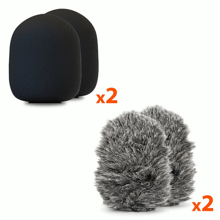 MICRO-MIC DUO – 2x bežični mikrofon za rever (set), na kopču, za iOS i Android (OTG), mini, superosjetljiv. USB-C i LIGHTNING, Mediatech