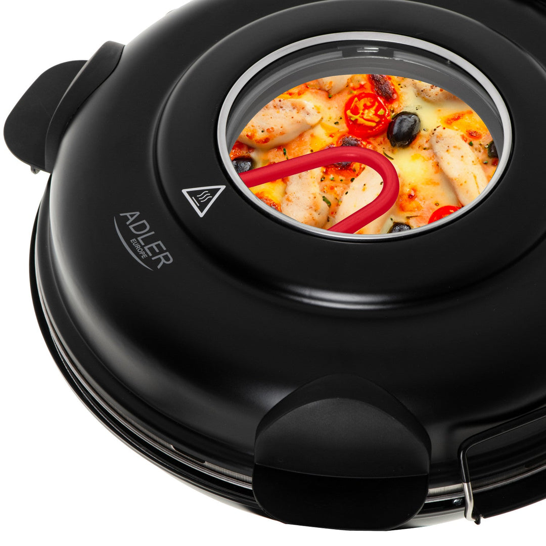 Adler pizza peć, kontrola temperature do 400 °C, keramička pločica, dva grijaća elementa, AD 6314